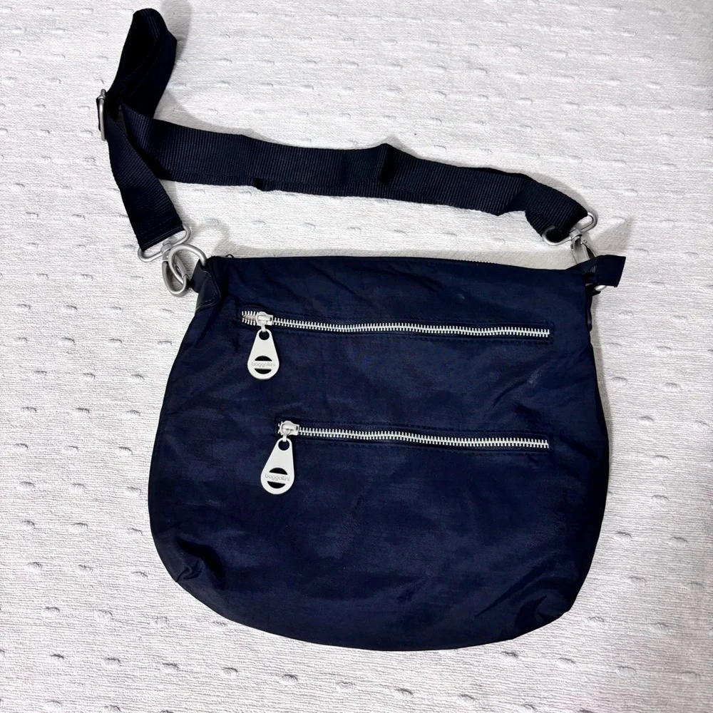 Baggalinni‎ crossbody shoulder black bag zipper purse